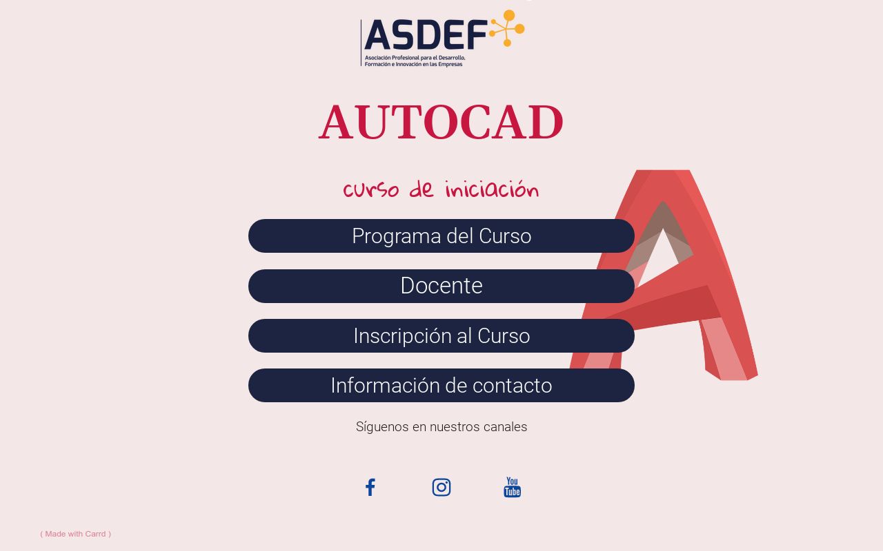 Carrd profile picture for @autocad